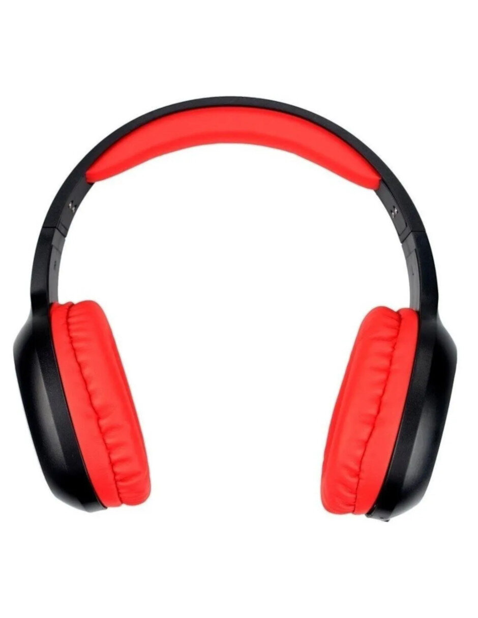 Foto 3 pulgar | Audífonos Manos Libres Bluetooth Recargable Radio Fm Necnon Nbh-04 Pro color Rojo
