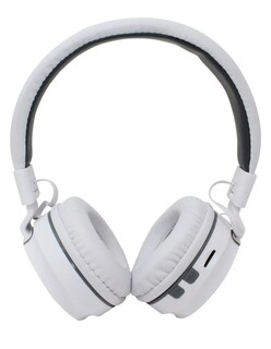 Foto 2 | Audífonos Manos Libres Bluetooth Recargable Radio Fm Necnon Nbh-05r color Blanco