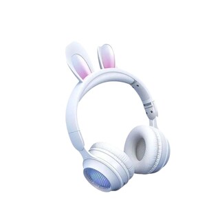 Foto 3 | Audífonos Gamer Diseño de Conejo Gadgets And Fun color Blanco