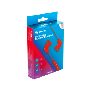 Foto 3 | Audífonos Deportivos con Bluetooth Steren Aud-802ro color Rojo