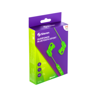 Foto 3 | Audífonos Deportivos con Bluetooth Steren Aud-802ve color Verde