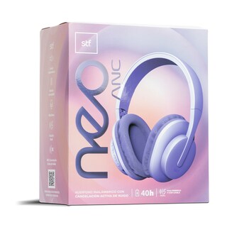 Foto 3 | Audífonos Inalámbricos On Ear Anc Neo Stf Color Violeta
