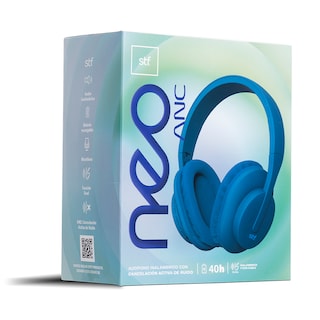 Foto 3 | Audífonos Inalámbricos On Ear Anc Neo Stf Color Azul
