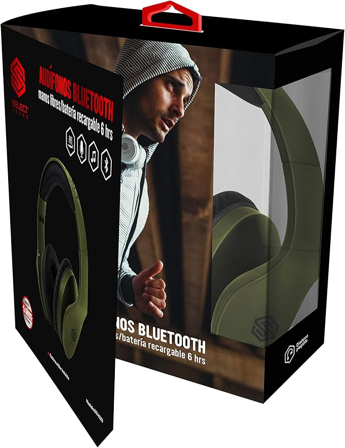 Foto 5 pulgar | Audífonos Bluetooth Select Sound Bth025-v Color Verde