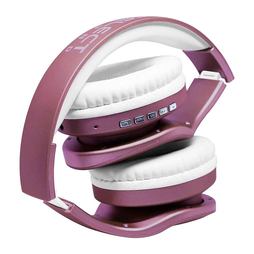 Foto 3 pulgar | Audífonos Bluetooth Select Sound BTH025-R color Rosa