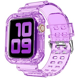 Foto 1 | Venta Internacional - Dabaoza Compatible Para Clear Apple Watch Band 41mm 40 Mm De 38 Mm Con Estuche, Mujer Girl