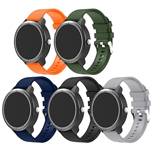 Foto 2 pulgar | Venta Internacional - Banda De Vigilancia 3 Vivoactive 3, Bandas De Silicona De 20 Mm Para Garmin Vivoactive 3/fo