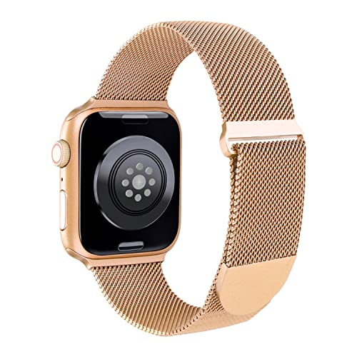 Foto 2 pulgar | Venta Internacional - Banda De Metal Asotc Compatible Con Bandas De Apple Watch 40 Mm 38 Mm 41 Mm 45 Mm 44 Mm 42 M