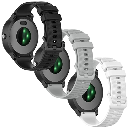 Foto 1 | Venta Internacional - Anrir Para Bandas De Reloj Vivoactive 3, Banda De Silicona De 20 Mm Para Garmin Forerunner