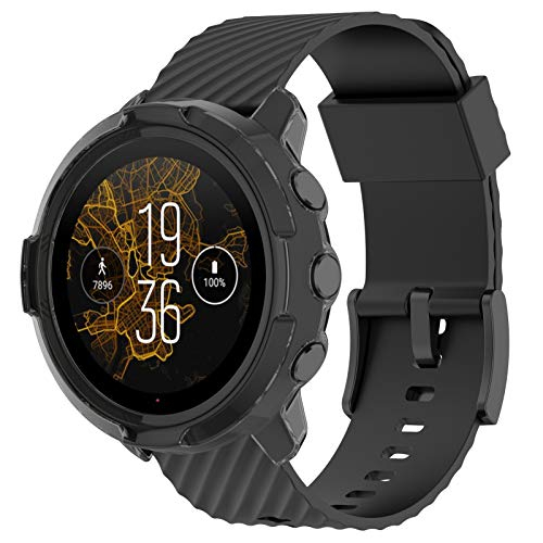 Venta Internacional - Disscool Silicone Case Para Suunto 7 Gps Sports Smart Watch, Soft Anti -drop Protective Skin