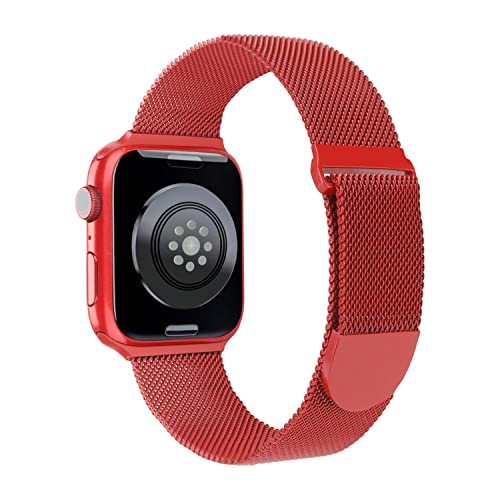 Venta Internacional - Banda De Metal Asotc Compatible Con Bandas De Apple Watch 40 Mm 38 Mm 41 Mm 45 Mm 44 Mm 42 M