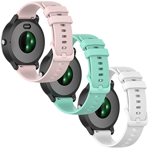 Foto 2 pulgar | Venta Internacional - Anrir Para Bandas De Reloj Vivoactive 3, Banda De Silicona De 20 Mm Para Garmin Forerunner