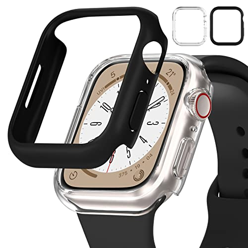 Foto 2 pulgar | Venta Internacional - [2 Paquete] Dabaoza Compatible Para Apple Watch 45 Mm Cubierta De Perjuicio Sin Protector D