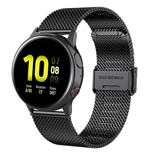 Venta Internacional - Anrir Para La Banda De Reloj Vivoactive 3, Banda De Acero Inoxidable De Malla De 20 Mm Para