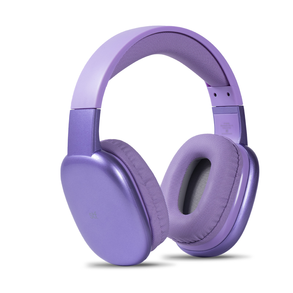 Foto 2 pulgar | Audífono Inalámbricos Over Ear Aurum Stf color Morado