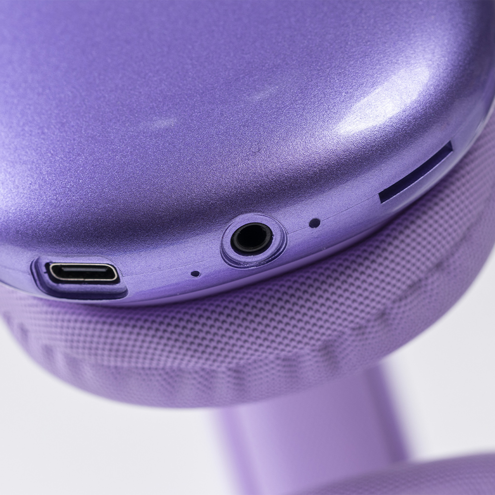 Foto 5 pulgar | Audífono Inalámbricos Over Ear Aurum Stf color Morado