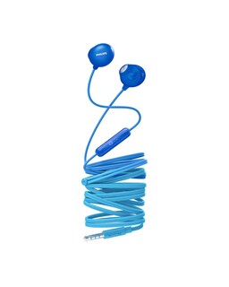 Foto 1 | Audífonos Upbeat Philips SHE2305BL/00 color Azul Alámbricos con Micrófono
