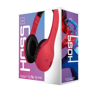 Foto 3 | Audífonos Inalámbricos On Ear Hoss STF ST-H11655 color Rojo