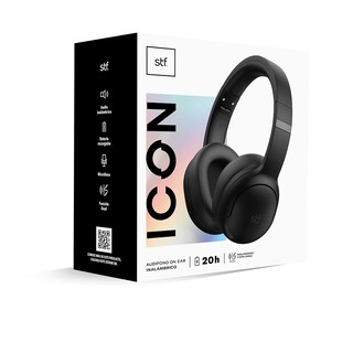 Foto 6 | Audífonos Inalámbricos Stf On Ear Icon color Negro