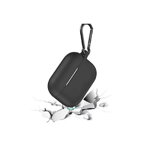 Foto 4 | Funda Protectora para Airpods Pro Case Silicon color Negro