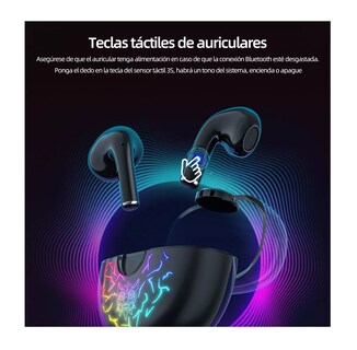 Foto 2 | Audífonos Inalambricos Bluetooth Cancelacion De Ruido T35 Negro