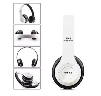 Foto 2 | Audífonos P47 Wireless Blanco