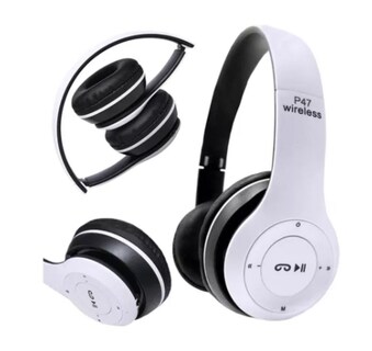 Foto 3 | Audífonos P47 Wireless Blanco