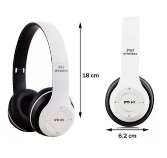 Foto 4 | Audífonos P47 Wireless Blanco