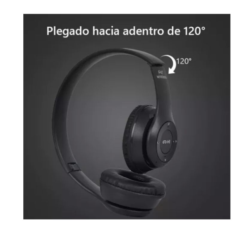 Foto 5 | Audífonos P47 Wireless Negro