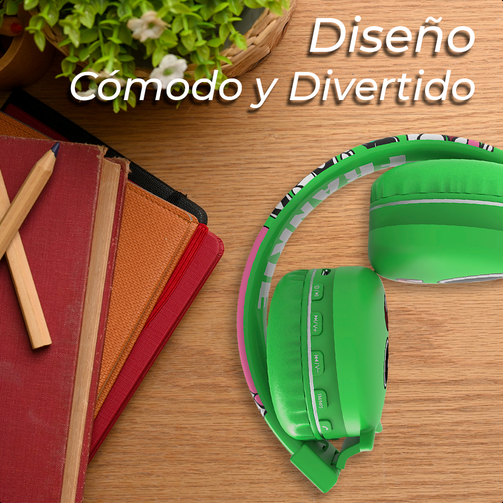 Foto 4 pulgar | Audífonos Inalámbricos Ginga color Verde con Bluetooth