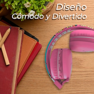 Foto 3 | Audífonos Inalámbricos Ginga con Bluetooth color Rosa