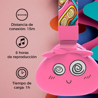 Foto 5 | Audífonos Inalámbricos Ginga con Bluetooth color Rosa