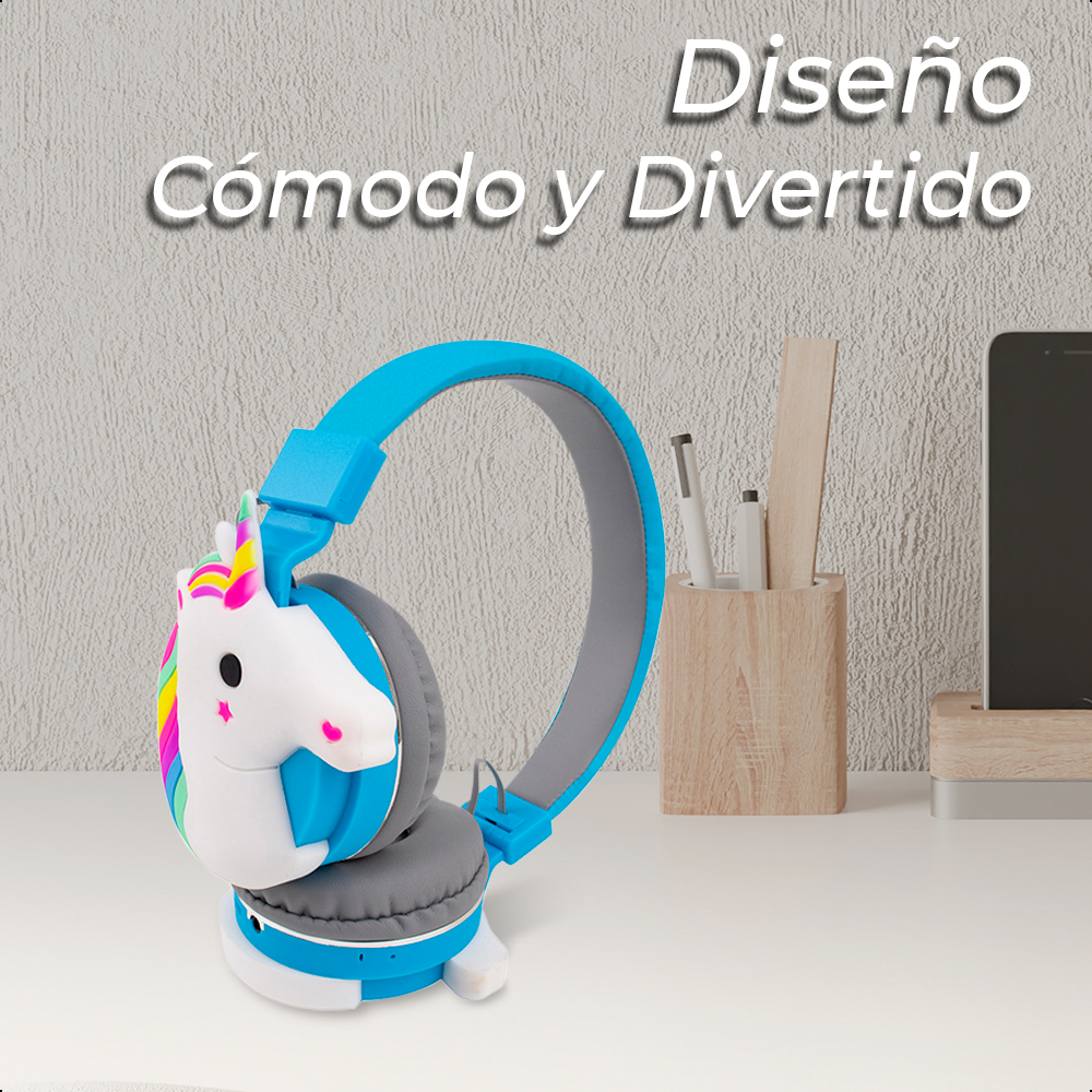 Foto 4 pulgar | Audífonos Inalámbricos Ginga con Bluetooth color Azul