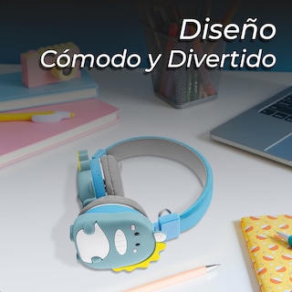 Foto 4 | Audífonos Inalámbricos Ginga color Azul con Bluetooth