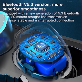 Foto 4 | Venta Internacional- Auriculares Bluetooth M45 con Luz Led y Cancelación de Sonido