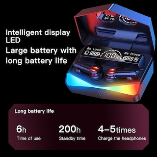 Foto 4 | Auriculares Bluetooth Genéricos M28 Led Smart Touch - Venta Internacional