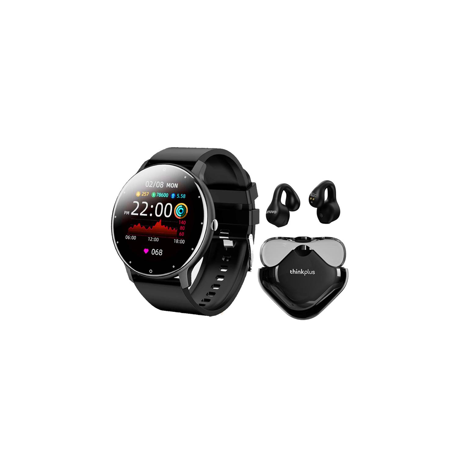 Foto 2 pulgar | Venta Internacional-auriculares Lenovo Xt61 Toumi Watch Fit 2, Reloj Inteligente