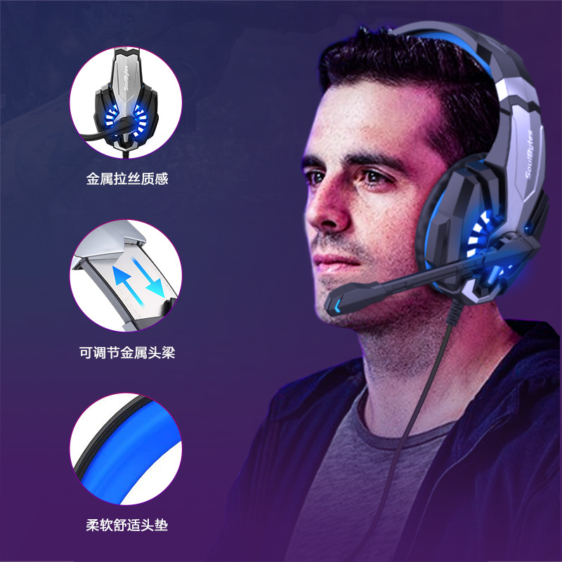 Foto 6 pulgar | Venta Internacional-nuevos Auriculares Inalámbricos S9 Headset Game 2.4g De Bajo