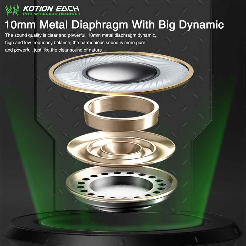 Foto 5 pulgar | Venta Internacional-auriculares Bluetooth Kotion Each M2 True Radio Game Con Lum