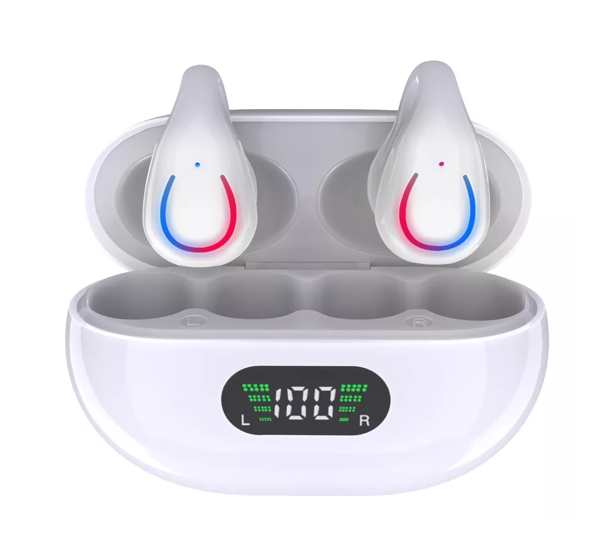 Audífonos True Wireless Belug Blancos con Bluetooth