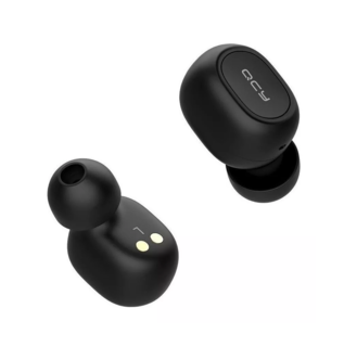Foto 2 | Audífonos In-ear Inalámbricos QCY Negros T1C Led Bluetooth 5.0 con Luz