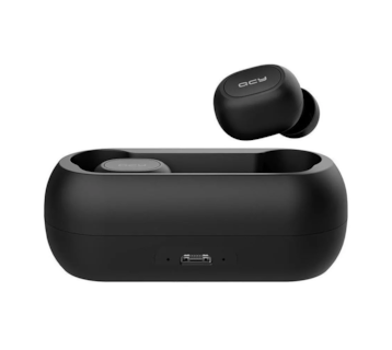 Foto 3 | Audífonos In-ear Inalámbricos QCY Negros T1C Led Bluetooth 5.0 con Luz