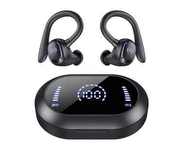 Foto 1 | Auriculares Deportivos Lab.G Negro Bluetooth Impermeables con Gancho