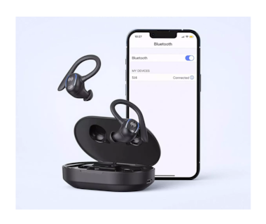 Foto 3 | Auriculares Deportivos Lab.G Negro Bluetooth Impermeables con Gancho