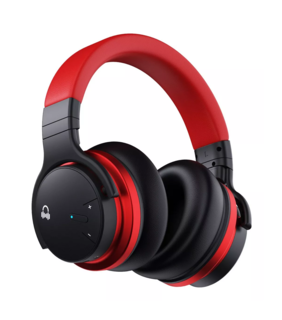 Foto 1 | Audífonos Bluetooth con Cancelación de Ruido Rojo y Negro