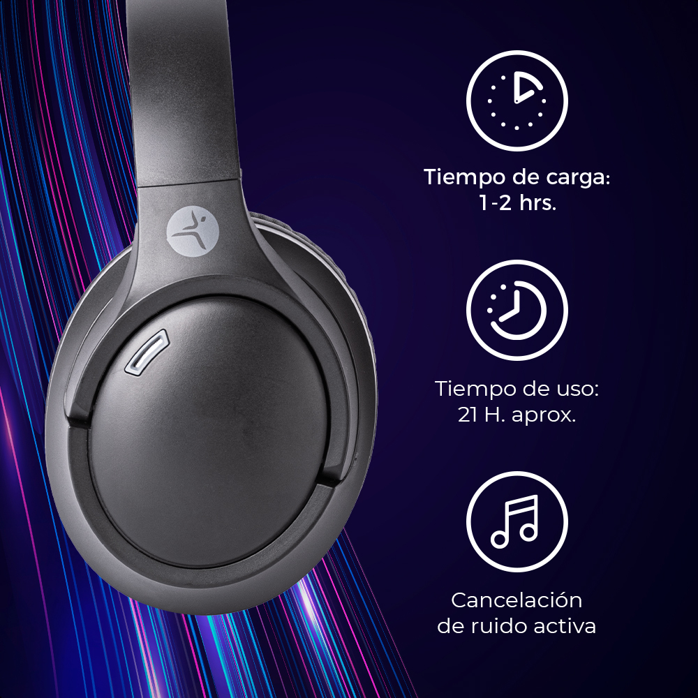 Foto 7 pulgar | Audífonos Techzone Dj Ultra Bass Magik Bluetooth