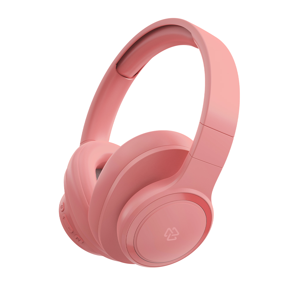Foto 3 pulgar | Audífonos Inalámbricos Kun Stf On Ear color Rosa