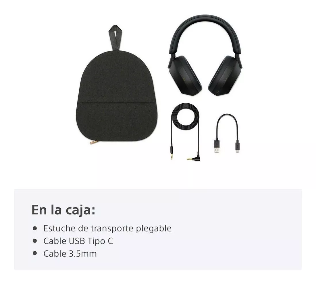 Foto 4 pulgar | Audífonos Inalámbricos Sony WH-1000XM5 Negros con Bluetooth