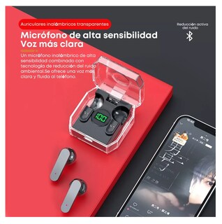 Foto 5 | Audífonos K30 Inalámbrico Pc Material Portátil Negro