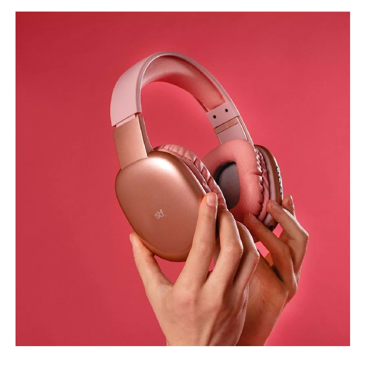 Foto 5 pulgar | Audífonos Inalámbricos Belug Rosas con Bluetooth